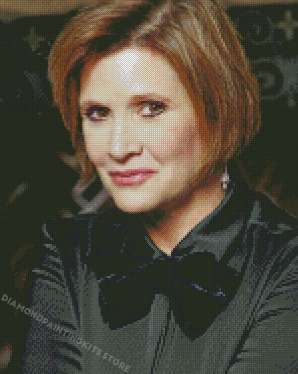 American Actress Carrie Fisher Diamond Painting