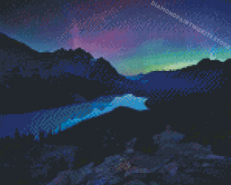 Aurora Peyto Lake Diamond Painting