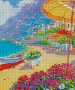 Capri Beach Island Diamond Painting