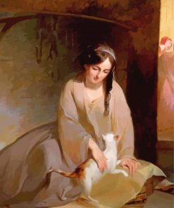 Cinderella At The Kitchen Fire Thomas Sully Diamond Painting