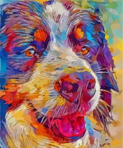 Colorful Great Pyrenees Diamond Painting