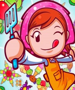 Cooking Mama Game Series Character Diamond Painting