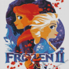 Illustration Disney Frozen Diamond Painting