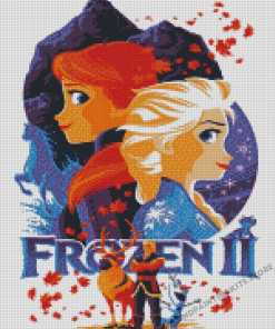 Illustration Disney Frozen Diamond Painting