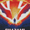 Illustration Shazam Movie Poster Diamond Painting