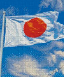 Japanese Flag Diamond Painting