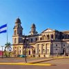 Plaza De La Revolucion Managua Nicaragua Diamond Painting