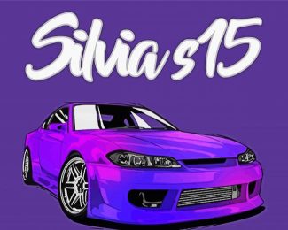 Silvia S15 Car Art Diamond Painting