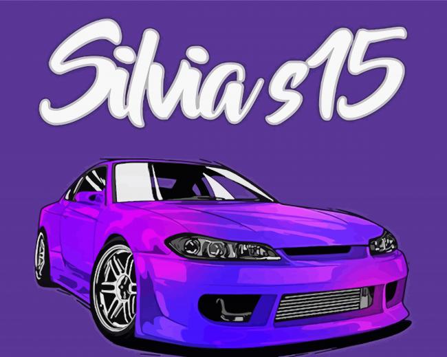 Silvia S15 Car Art Diamond Painting