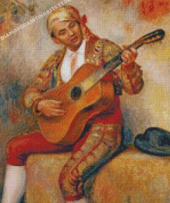 Spanish Man Guitarist Diamond Painting