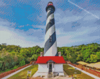 St Augustine Florida Lighthouse Diamond Painting