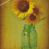 Sunflowers In Jar Diamond Painting