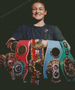 The Professional Boxer Katie Taylor Diamond Painting