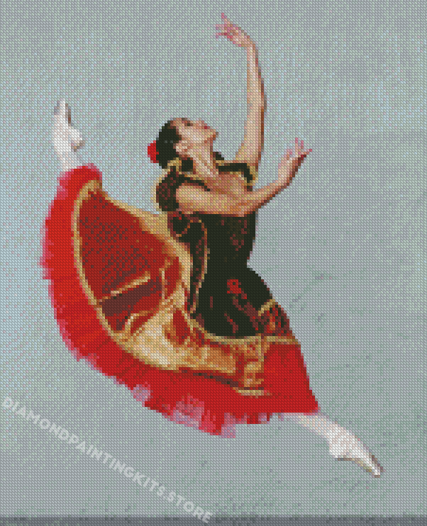 The Spanish Ballet Dancer Diamond Painting