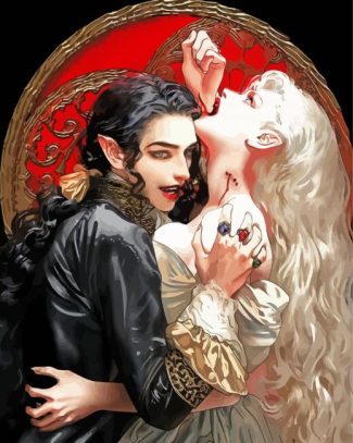 The Vampire Couple Diamond Painting