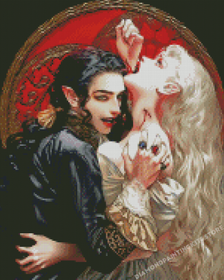 The Vampire Couple Diamond Painting