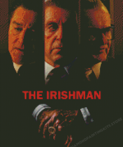 The Irishman Movie Poster Diamond Painting
