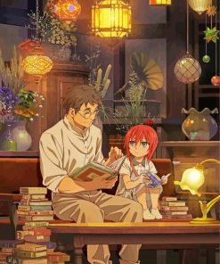 Young Chise And Riichi The Ancient Magus Bride Diamond Painting