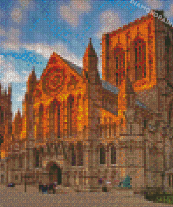 Cathedral Of St Peter In York England Diamond Painting