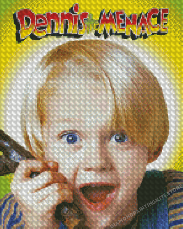 Dennis The Menace Poster Diamond Painting