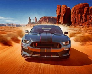 Ford Shelby GT 350 Car Diamond Painting