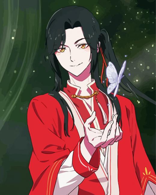 Hua Cheng And Butterfly Diamond Painting
