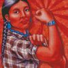 Strong Native Woman Diamond Painting