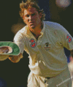 The Australian Cricketer Shane Warne Diamond Painting