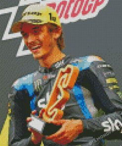 The Motorcycle Racer Luca Marini Diamond Painting