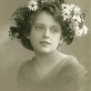 Vintage Lady With Flowers In Hair Diamond Painting
