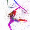 Abstract Gymnastic Girl Player Diamond Painting