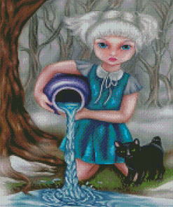 Aquarius Girl Diamond Painting
