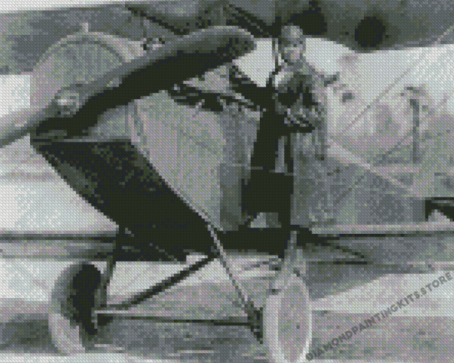 Bessie Coleman On The Plane Diamond Painting