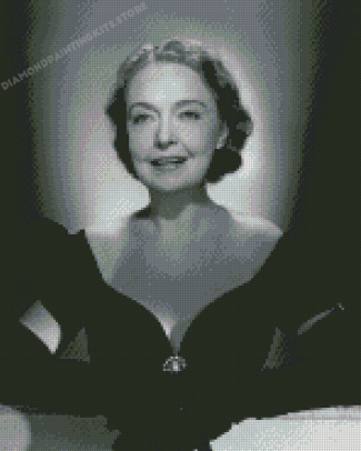 Black And White Actress Lillian Gish Diamond Painting