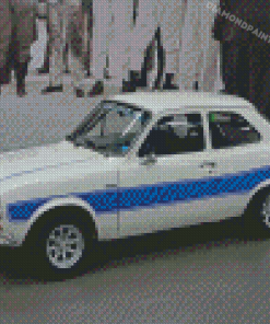 Blue And White Escort Rs 2000 Diamond Painting