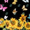 Butterflies On Sunflowers Diamond Painting
