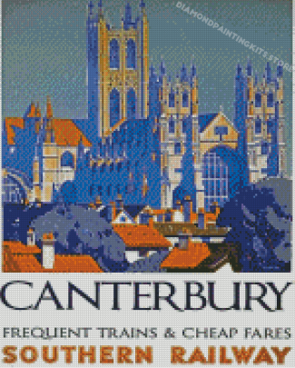 Canterbury Poster Art Diamond Painting