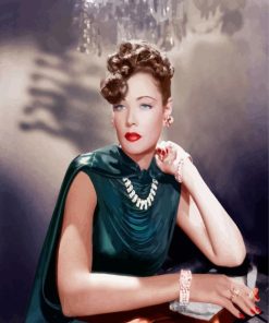 Classy Gene Tierney Actress Diamond Painting