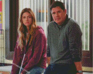 Dean And Murphy In The Dark Characters Diamond Painting