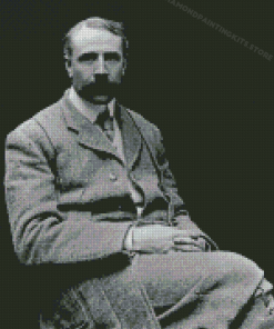 Edward Elgar In Black And White Diamond Painting