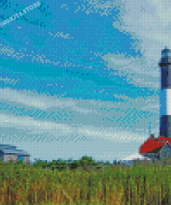 Fire Island Lighthouse Building Diamond Painting