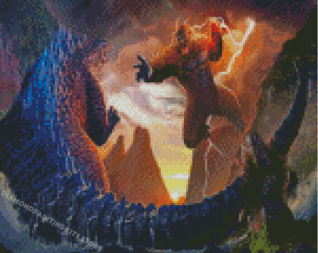 Godzilla Vs Kong Gorilla Diamond Painting