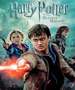 Harry Potter And The Deadly Hallows Movie Poster Diamond Painting
