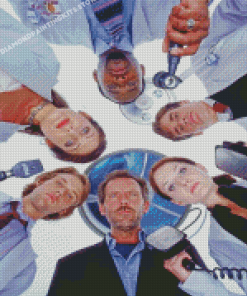 House MD Serie Characters Diamond Painting