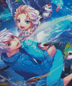 Jack Frost And Elsa Diamond Painting