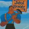 John Henry Disney Animation Poster Diamond Painting