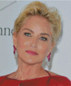 Beautiful Actress Sharon Stone Diamond Painting