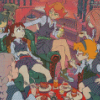 Little Witch Academia Japanese Series Characters Diamond Painting
