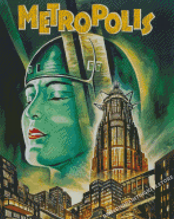 Metropolis Movie Poster Diamond Painting