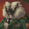 Military Cat Art Diamond painting